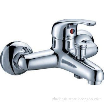 Modern Polished Two Hole Bathroom Faucet , Ceramic Cartridg